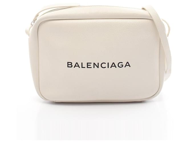 Balenciaga Everyday Camera Bag S Leather White  ref.1787445