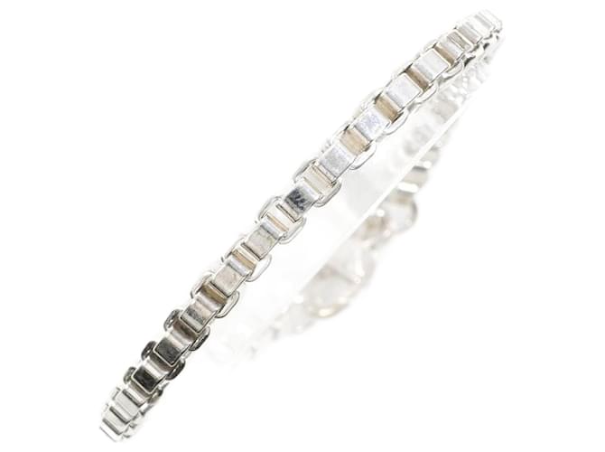Tiffany & Co Pulseira de prata veneziana Tiffany 925 Metálico Metal  ref.1787889