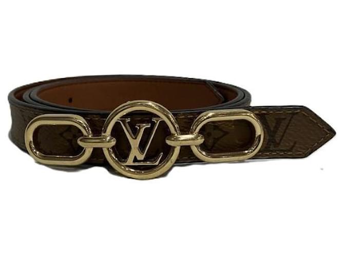 Louis Vuitton Monogram Reversible Belt M0547 Brown Leather ref