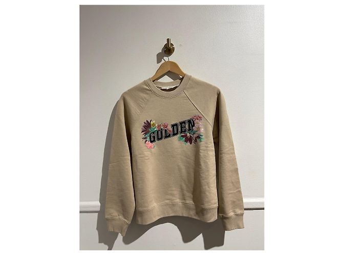 GOLDEN GOOSE Strickwaren T.International XL Baumwolle Beige