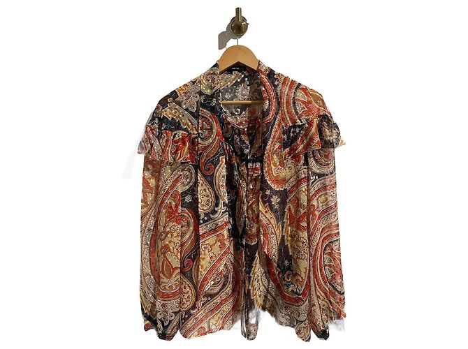 ETRO Tops T.Internacional L Sintético Roja