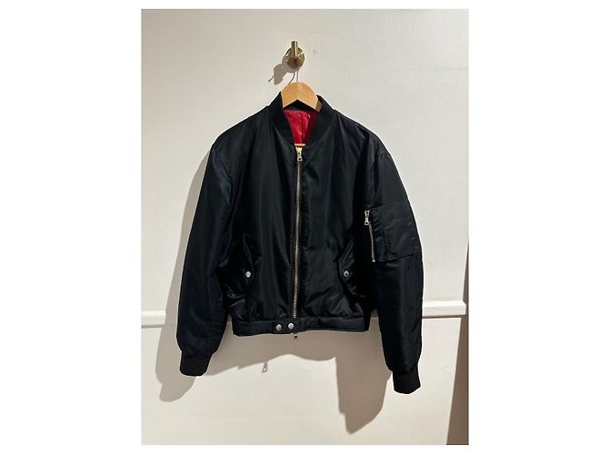 Chaquetas BALMAIN T.International M Sintético Negro