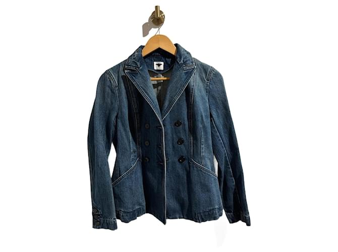 DIOR Jackets T.International XS Cotton Blue  ref.1788362