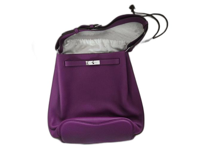Hermès Bolsa Hermes So Kelly em excelente estado Roxo