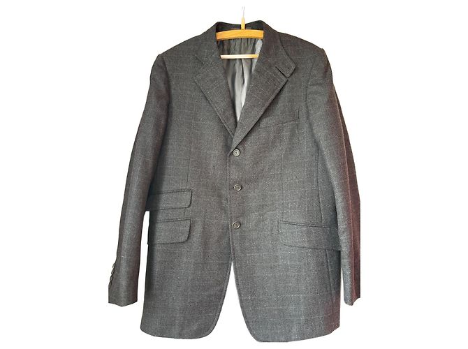 Alfred Dunhill Wolljacke Grau
