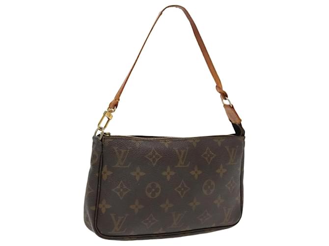 LOUIS VUITTON Monogram Pochette Accessoires Pouch M51980 LV Auth 95789 Cloth  ref.1791355