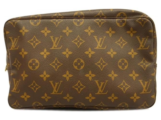 Louis Vuitton Trousse Toilette 28 Brown Cloth  ref.1791445