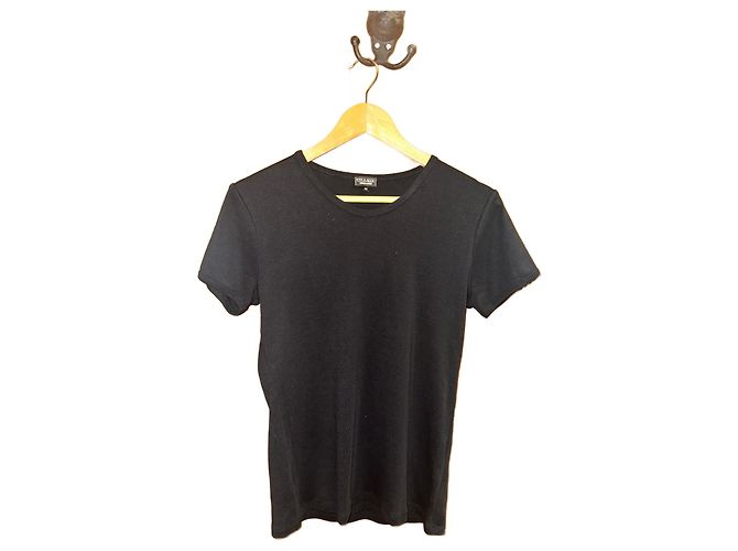 Cambon Camiseta Chanel negra de algodón Negro