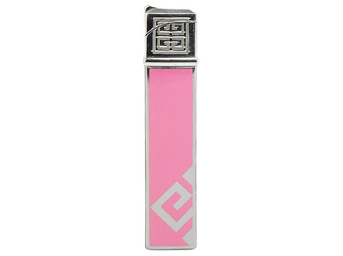 Briquet Métal Rose Argent Givenchy