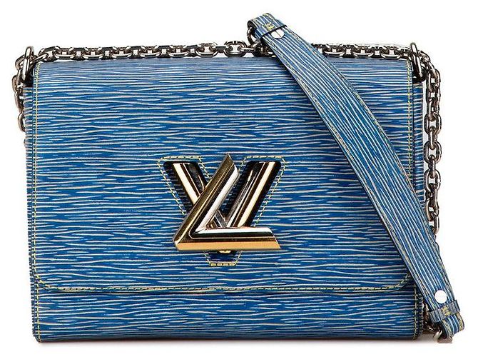 Louis Vuitton Twist MM Chain Shoulder Bag M50271 Blue