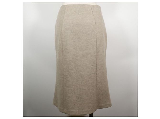 Chloé Beige Polyesterrock von Chloe