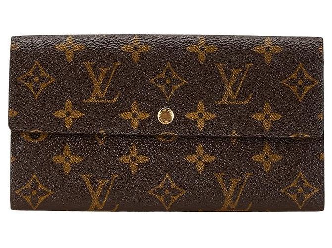 Louis Vuitton Monogram Sarah Wallet M61734 Brown