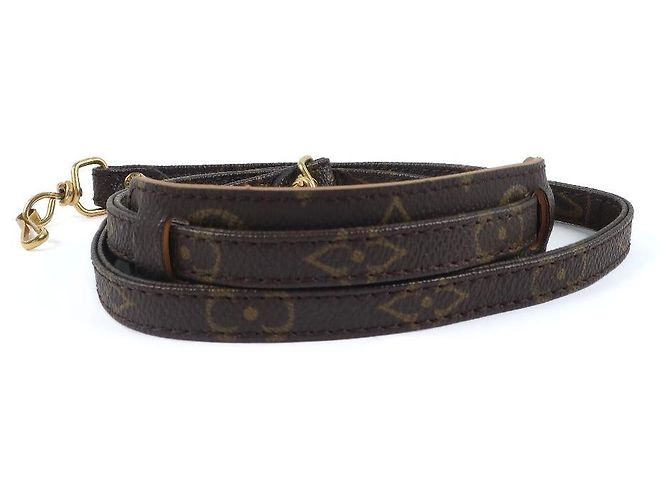 Louis Vuitton Monogram Canvas Shoulder Strap Brown