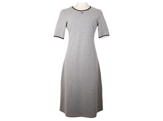 Chanel Coco Kleid aus Nylon, Polyurethan und Polyamid Braun