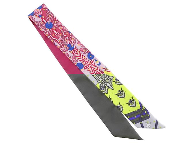 Hermès Hermes Silk Twilly Scarf Pink  ref.1794595