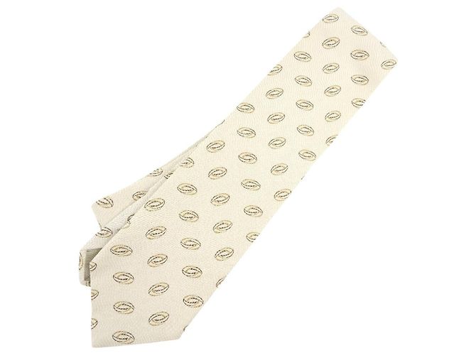 Cravatta da uomo in seta beige Armani
