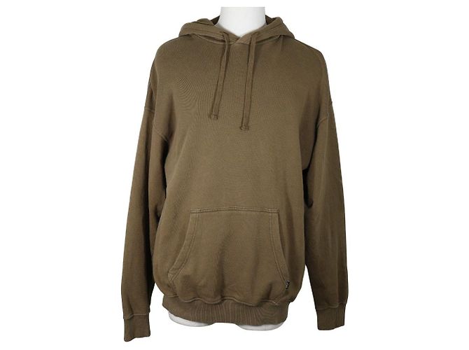 Autre Marque Diesel S-UMMER-E7 Moletom de algodão A06507 Caqui