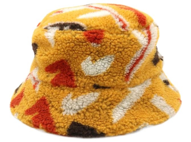 Fendi Polyester Wool Bucket Hat Hat