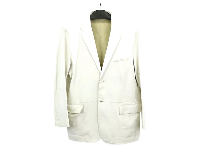 Theory Lederjacke Weiß