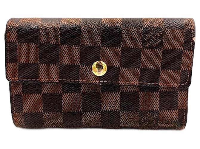 Louis Vuitton Damier Alexandra Wallet N63067 Brown Cloth  ref.1797925