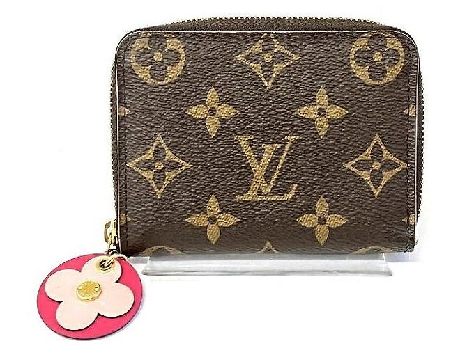 Porta-moedas Zippy Monogram Louis Vuitton M68332 Marrom