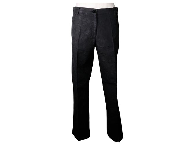Pantalones Icon de Chanel en algodón negro