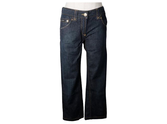 Calças cropped de denim Dolce & Gabbana