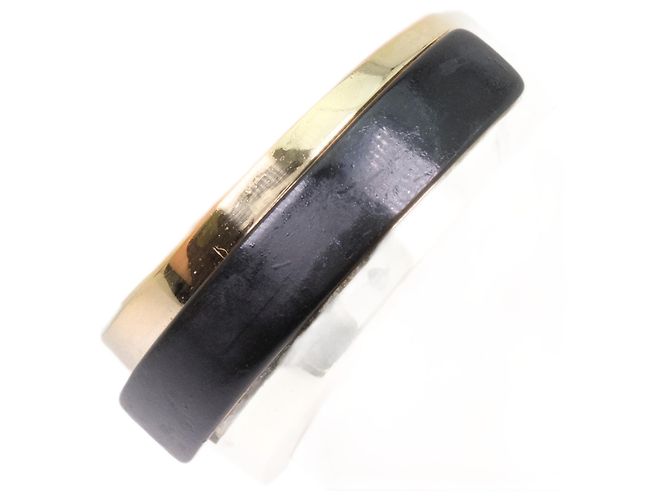 Bracelet jonc plaqué or Dior Doré