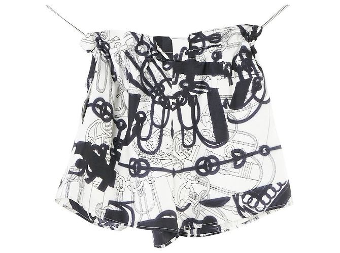 Bermudas de seda Chaine d'Ancre da Hermès
