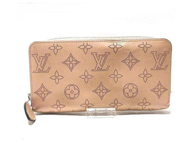 Louis Vuitton Mahina Leather Zippy Wallet M61868 Pink