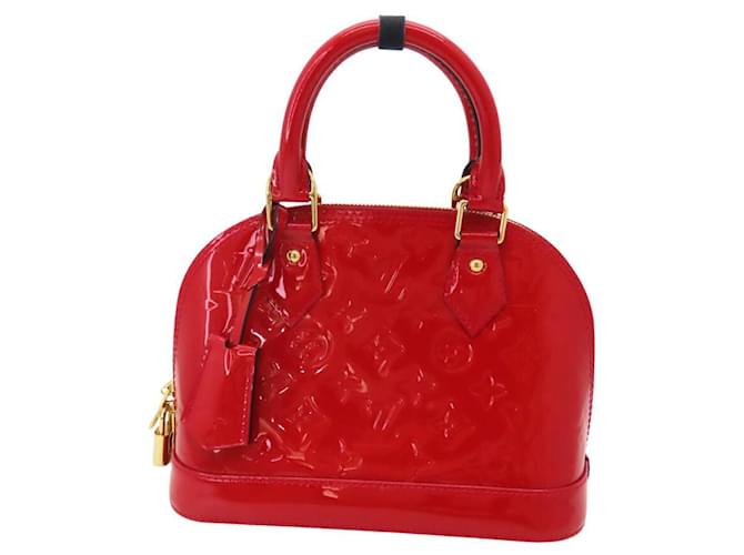 Louis Vuitton Vernis Alma BB Handbag M91606 Red Leather  ref.1802305