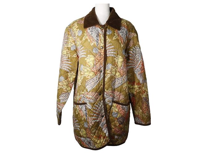 Casaco acolchoado Salvatore Ferragamo Marrom