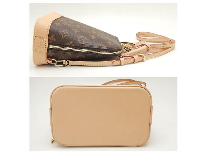Louis Vuitton Monogram Alma Backpack M47132 Brown