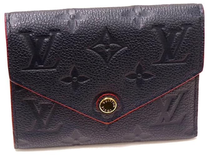 Louis Vuitton Monogram Empreinte Wallet Red Cloth  ref.1806068