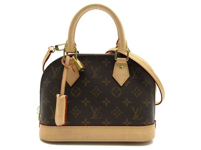 Louis Vuitton Alma BB 2way Shoulder Bag Brown M53152