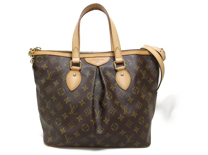 Louis Vuitton Palermo PM 2way Shoulder Bag M40145 Brown