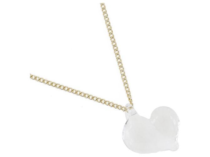Autre Marque Collana a forma di cuore placcata oro D'oro