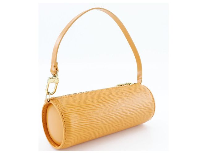 Bolsa Soufflot Louis Vuitton em couro Epi Laranja