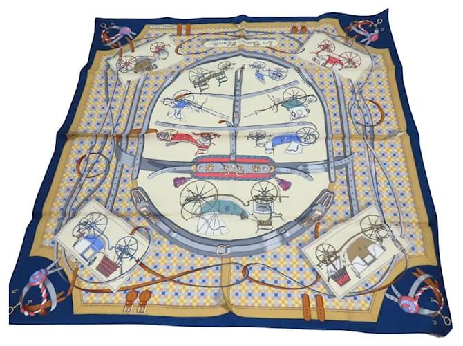 Hermès Hermes Carre 70 Scarf Les Voitures Silk  ref.1809049