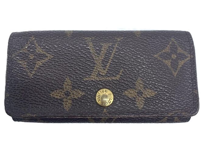 Louis Vuitton Monogram Canvas Key Case M62631 Brown