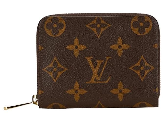 Louis Vuitton Zippy Coin Purse Monogram Coin Case Brown Cloth  ref.1810558
