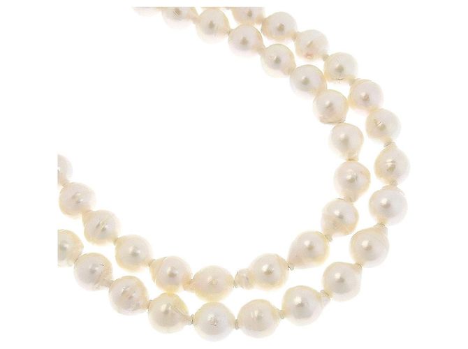 Autre Marque Collar de perlas de plata 6.5-7mm