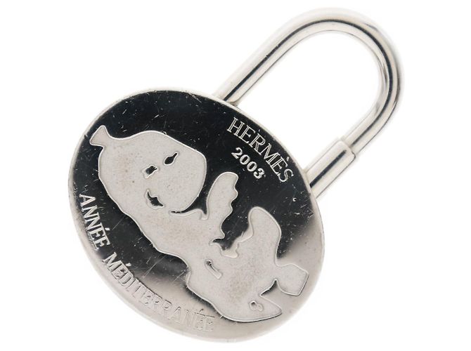 Hermès Silver Cadena 2003 Unisex Nero