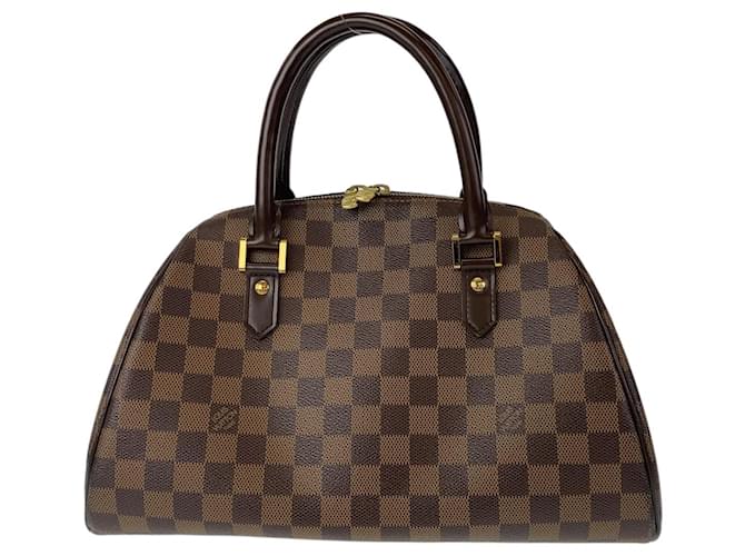 Louis Vuitton Damier Ribera MM Tote Bag Brown Cloth  ref.1813290