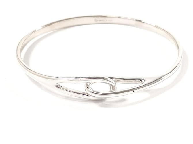 Tiffany & Co Pulseira Dupla em Prata 925 Metálico Metal  ref.1814881