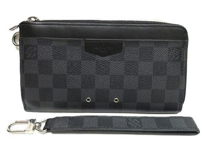 Portafoglio Zippy Damier Graphite Louis Vuitton N60379 Nero