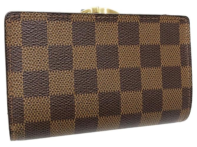 Louis Vuitton Damier Canvas Bifold Wallet N61664 Brown Cloth  ref.1815926