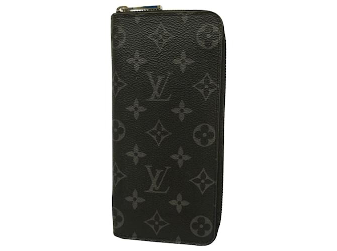 Louis Vuitton Zippy Wallet Vertical Black Cloth  ref.1816210