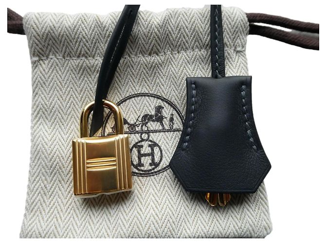 bell, pull tab and lock hermès new for hermès bag dustbag Grey