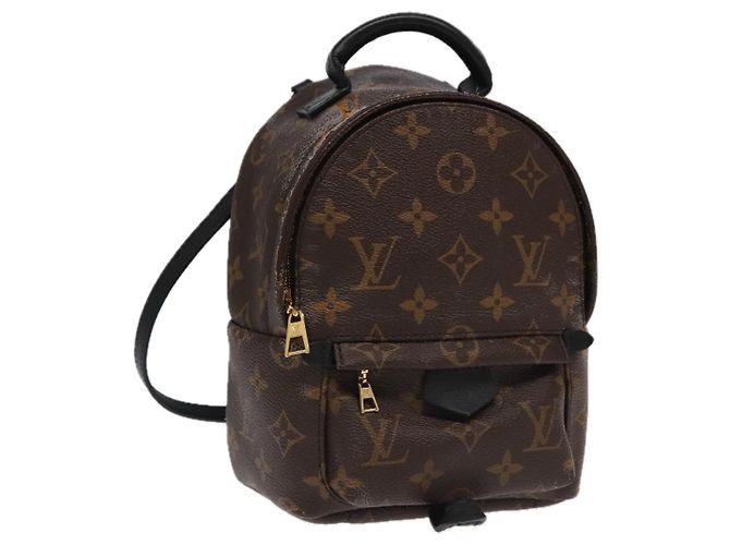 LOUIS VUITTON Monogram Palm Springs MINI Backpack M41562 LV Auth 95115